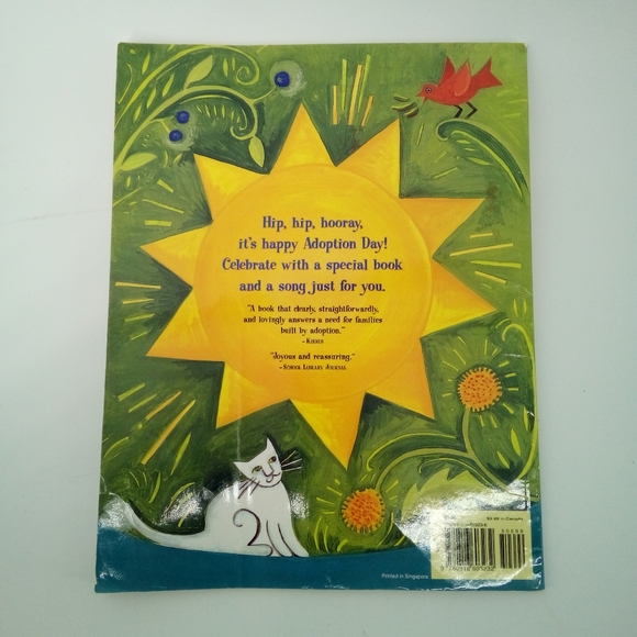 Happy Adoption Day! Book 1996 John McCutcheon Library of Congress Hachette - Picture 2 of 7